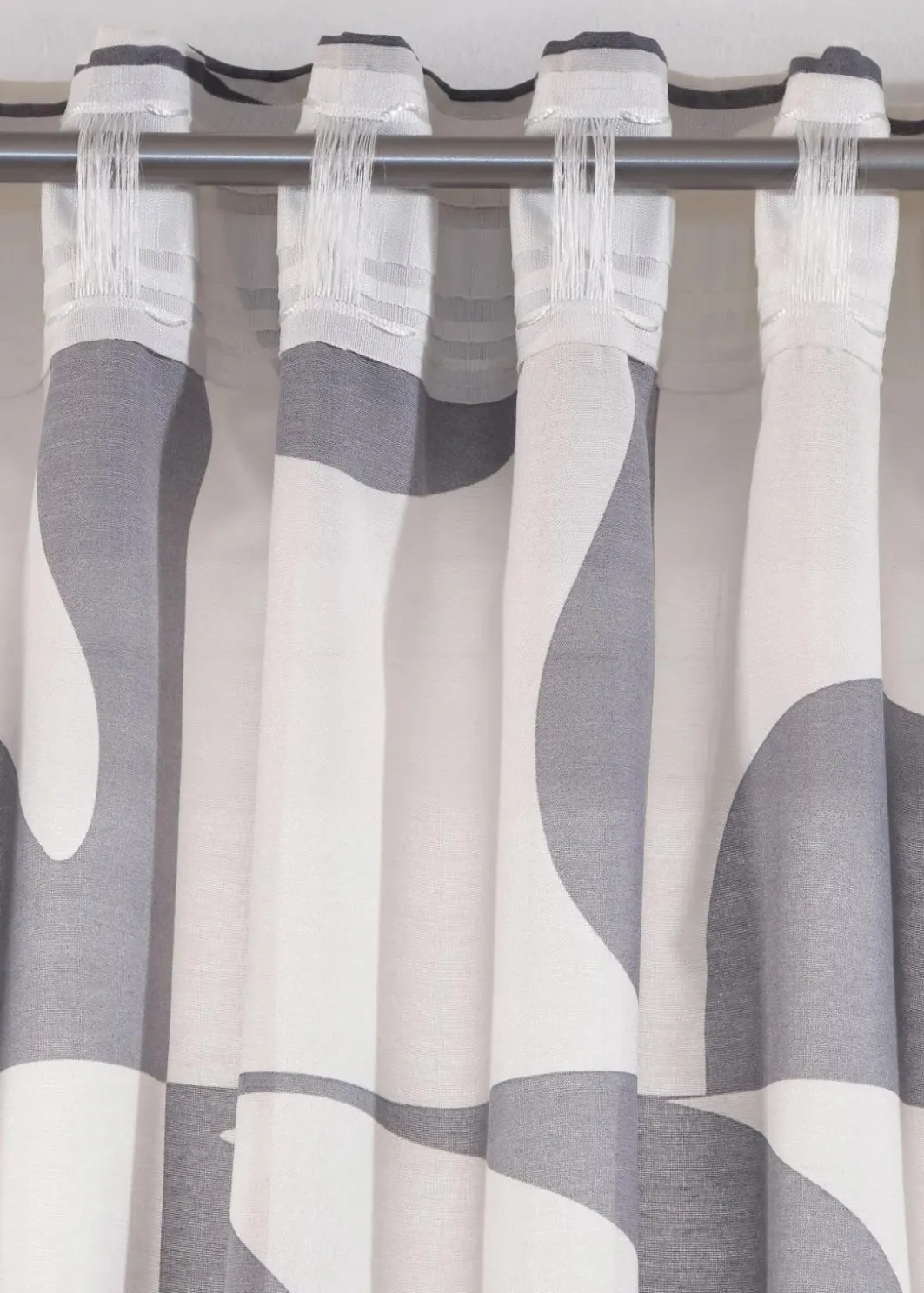 bonprix Gardinen|Gardine mit grafischem Druck aus recycelten Polyester (1er Pack)