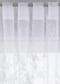 Gardine mit Stickerei mit recyceltem Polyester (1er Pack) Gardinen