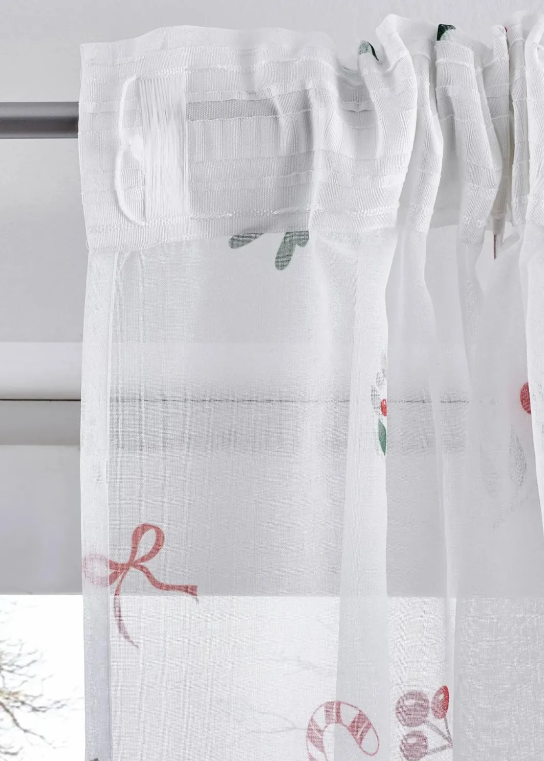 bonprix Gardinen|Weihnachtsdeko & -Textilien·Gardinen|Gardine mit Weihnachtsmotiv (1er Pack)