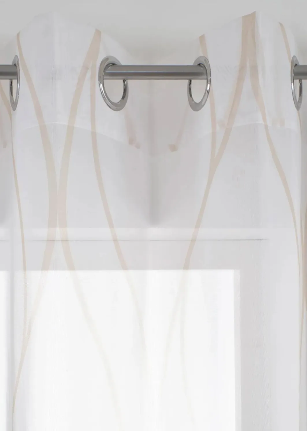 bonprix Gardinen|Gardine mit Wellen, auch in extralang (1er Pack)