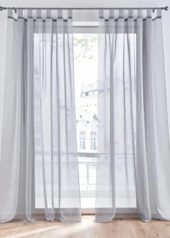 bonprix Gardinen|Gardinen aus leichtem Voile (2er Pack)