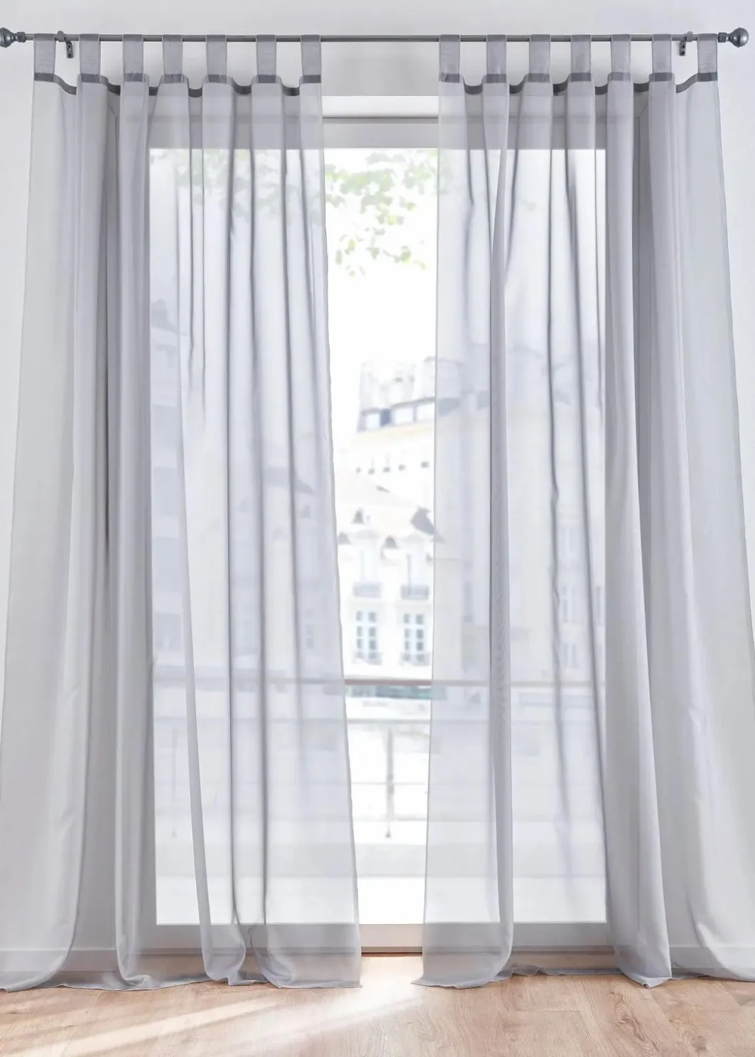 bonprix Gardinen|Gardinen aus leichtem Voile (2er Pack)