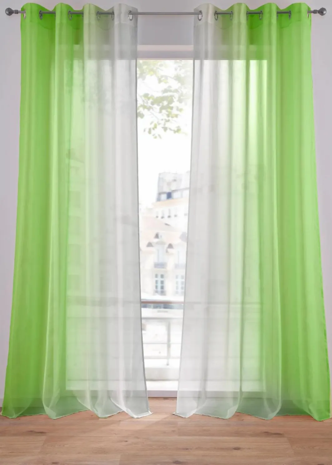 Hot Gardinen aus leichtem Voile, auch in extralang (2er Pack) Gardinen