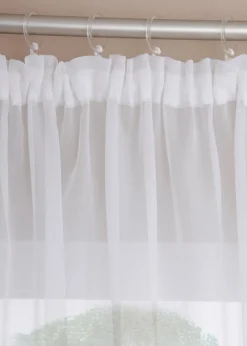 bonprix Gardinen Stores|Gardinen Store mit recyceltem Polyester mit Häkelkante