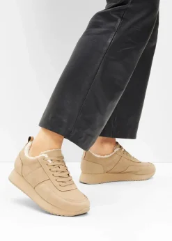 Online Gefütterte Plateau-Sneaker Damen Gefütterte Winterschuhe|Sneaker