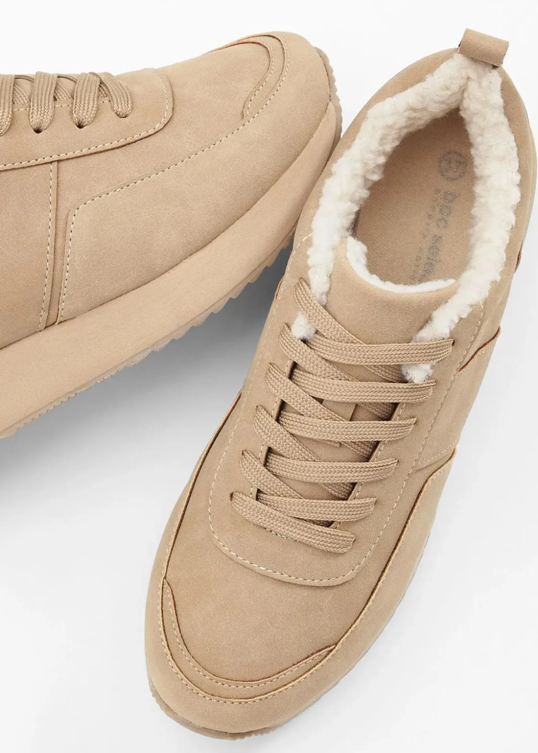 Online Gefütterte Plateau-Sneaker Damen Gefütterte Winterschuhe|Sneaker