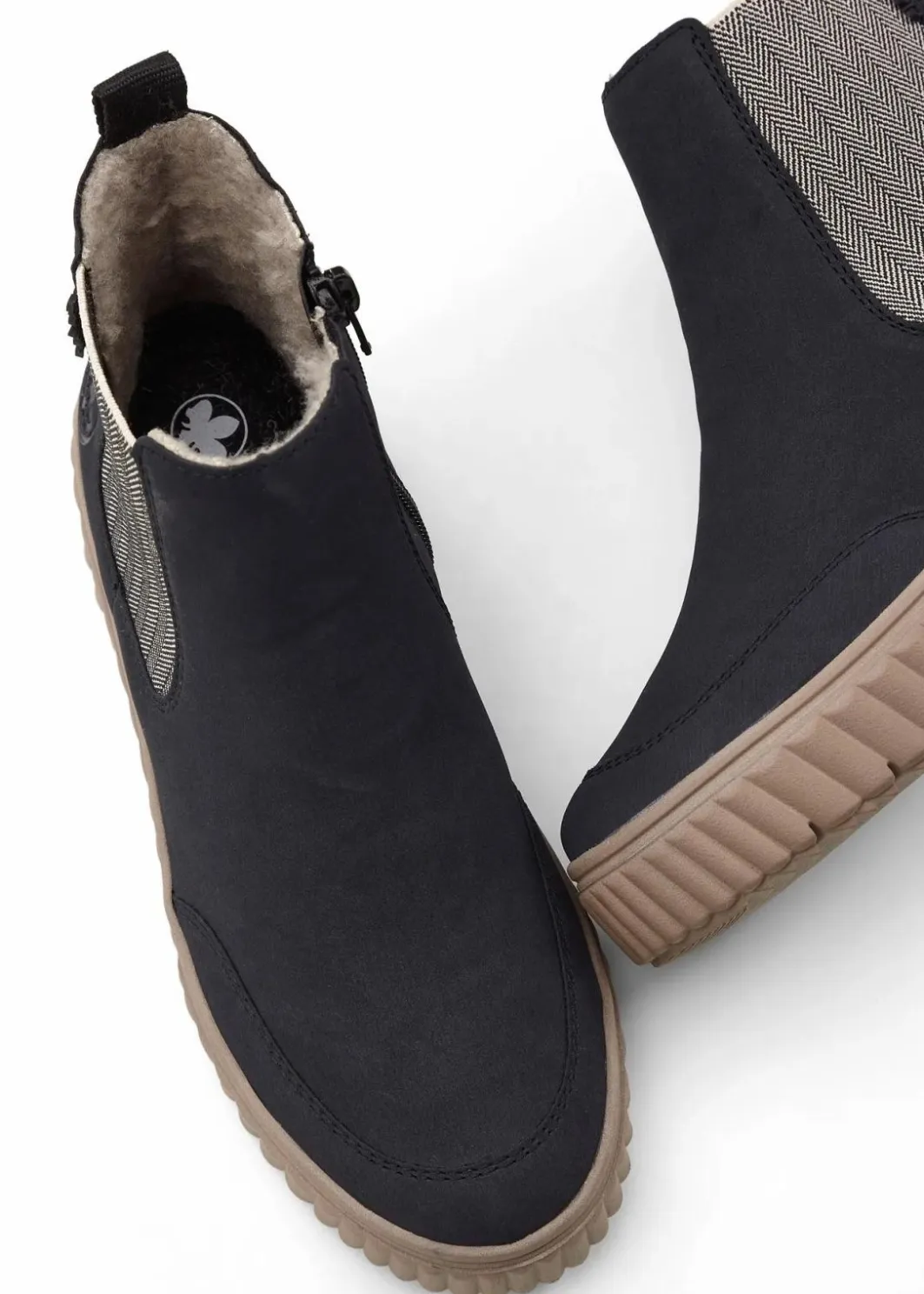 Damen Rieker Schuhe & Accessoires In Spezialgrößen·Schuhe In Übergröße|Schuhe & Accessoires In Spezialgrößen·Elastischer Schaft|Gefütterte Komfort-Boots