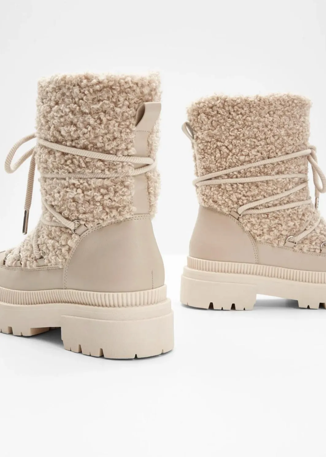 Damen bonprix Gefütterte Winterschuhe|Boots|Gefütterte Schnürboots