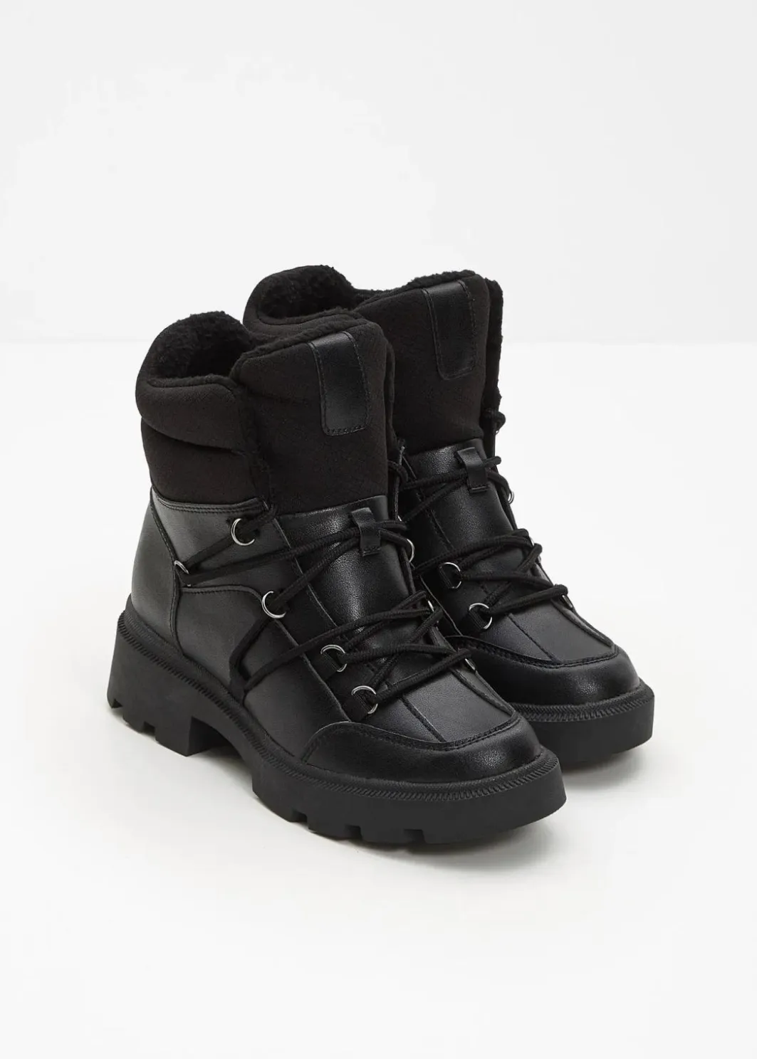 Damen bonprix Gefütterte Winterschuhe|Boots|Gefütterte Schnürboots