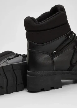 Damen bonprix Gefütterte Winterschuhe|Boots|Gefütterte Schnürboots