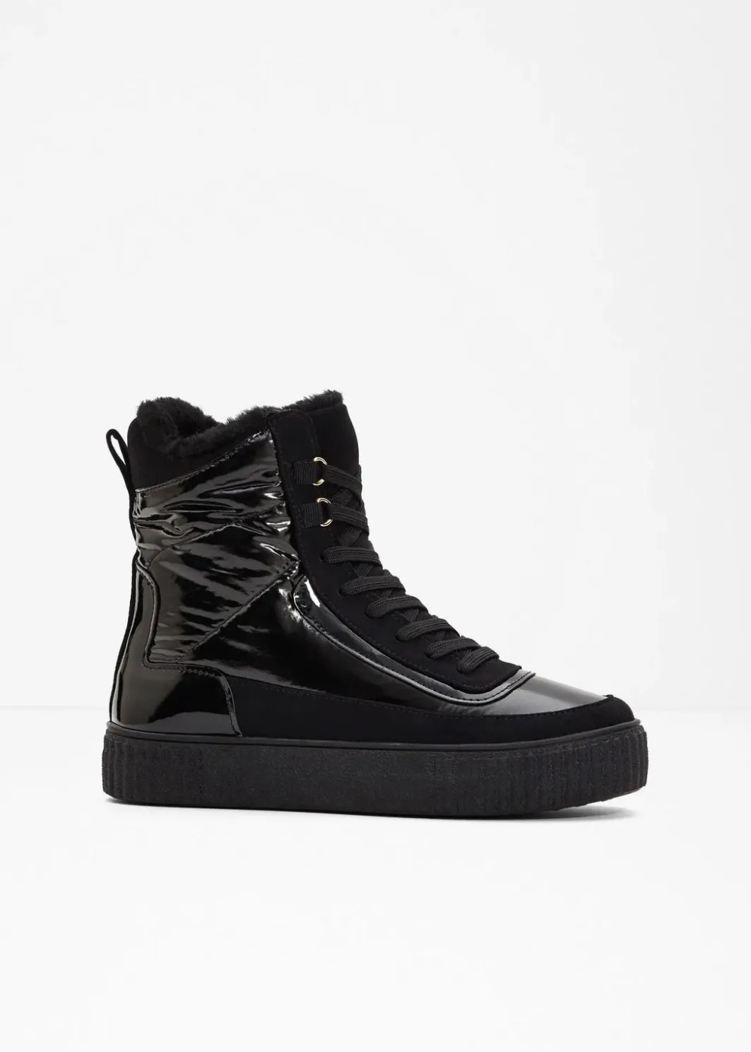 Outlet Gefütterte Schnürboots Damen Komfortschuhe|Gefütterte Winterschuhe