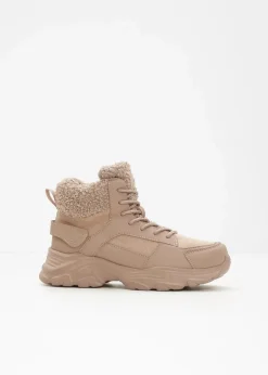 Damen bonprix Gefütterte Winterschuhe|Boots|Gefütterte Schnürboots