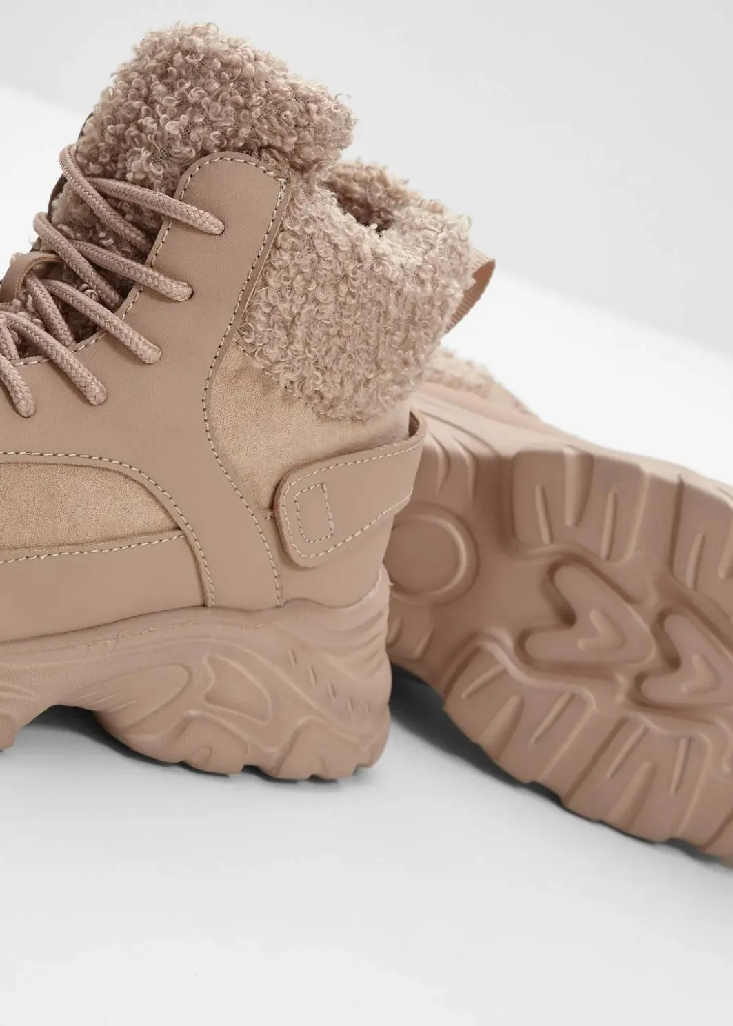 Damen bonprix Gefütterte Winterschuhe|Boots|Gefütterte Schnürboots