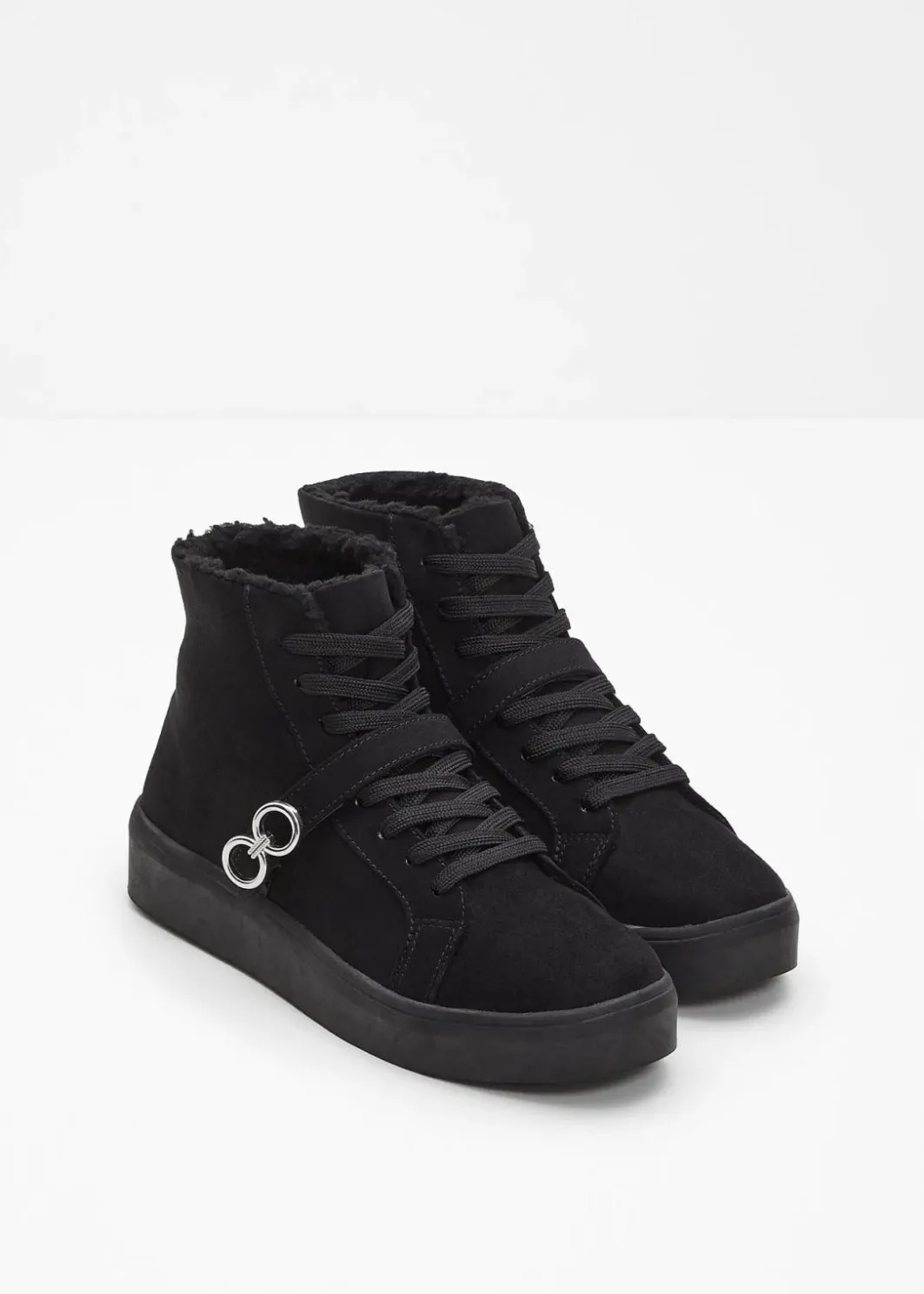 Damen bonprix Gefütterte Winterschuhe|Boots|Gefütterte Schnürboots
