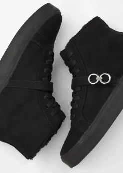 Damen bonprix Gefütterte Winterschuhe|Boots|Gefütterte Schnürboots