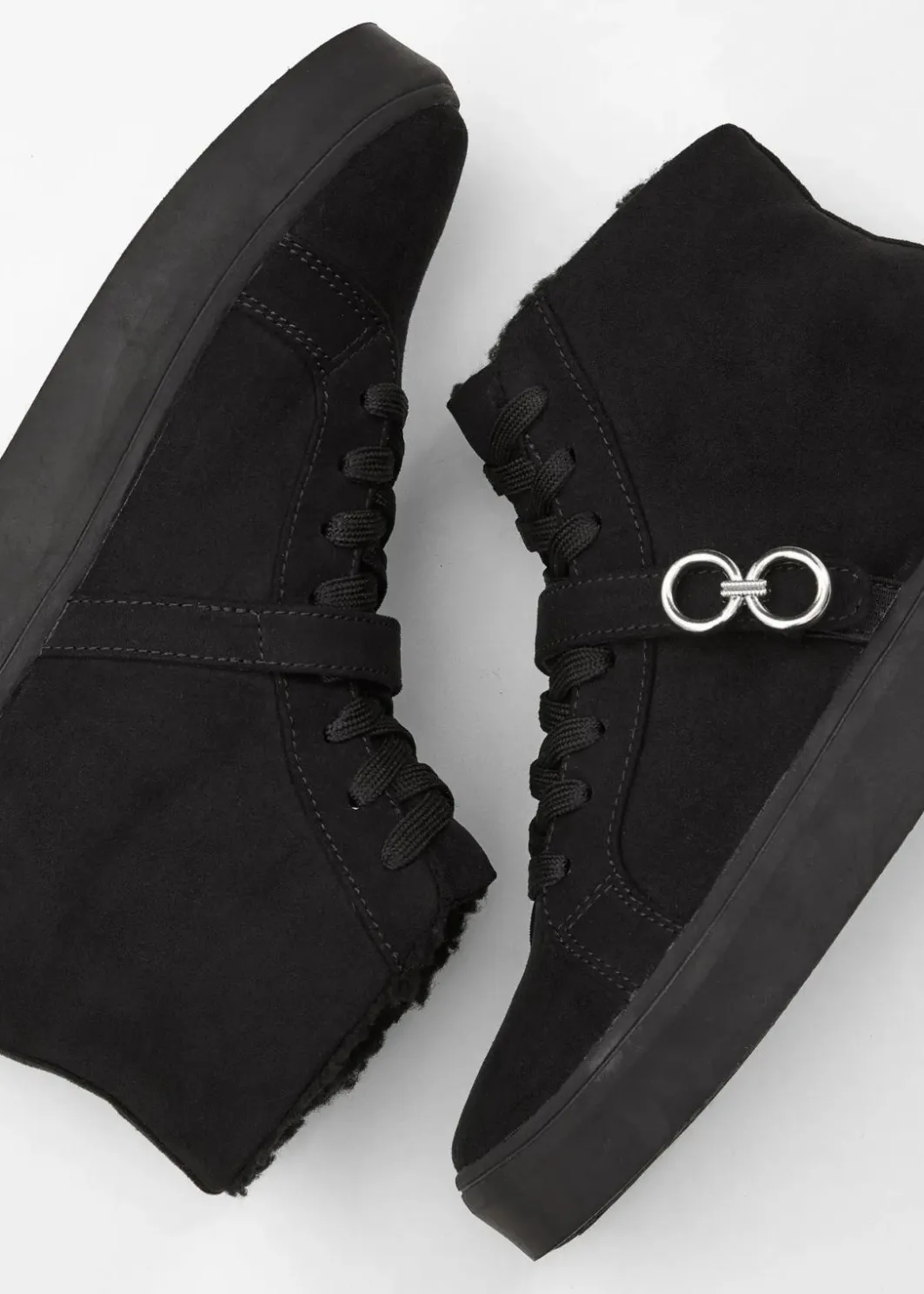 Damen bonprix Gefütterte Winterschuhe|Boots|Gefütterte Schnürboots