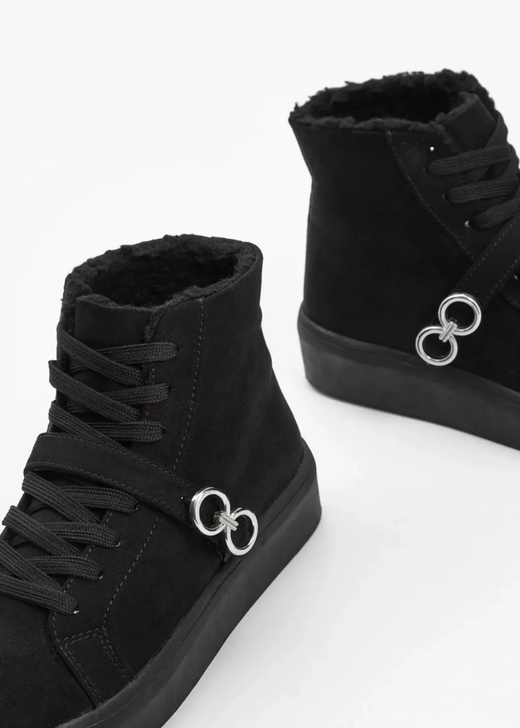 Damen bonprix Gefütterte Winterschuhe|Boots|Gefütterte Schnürboots