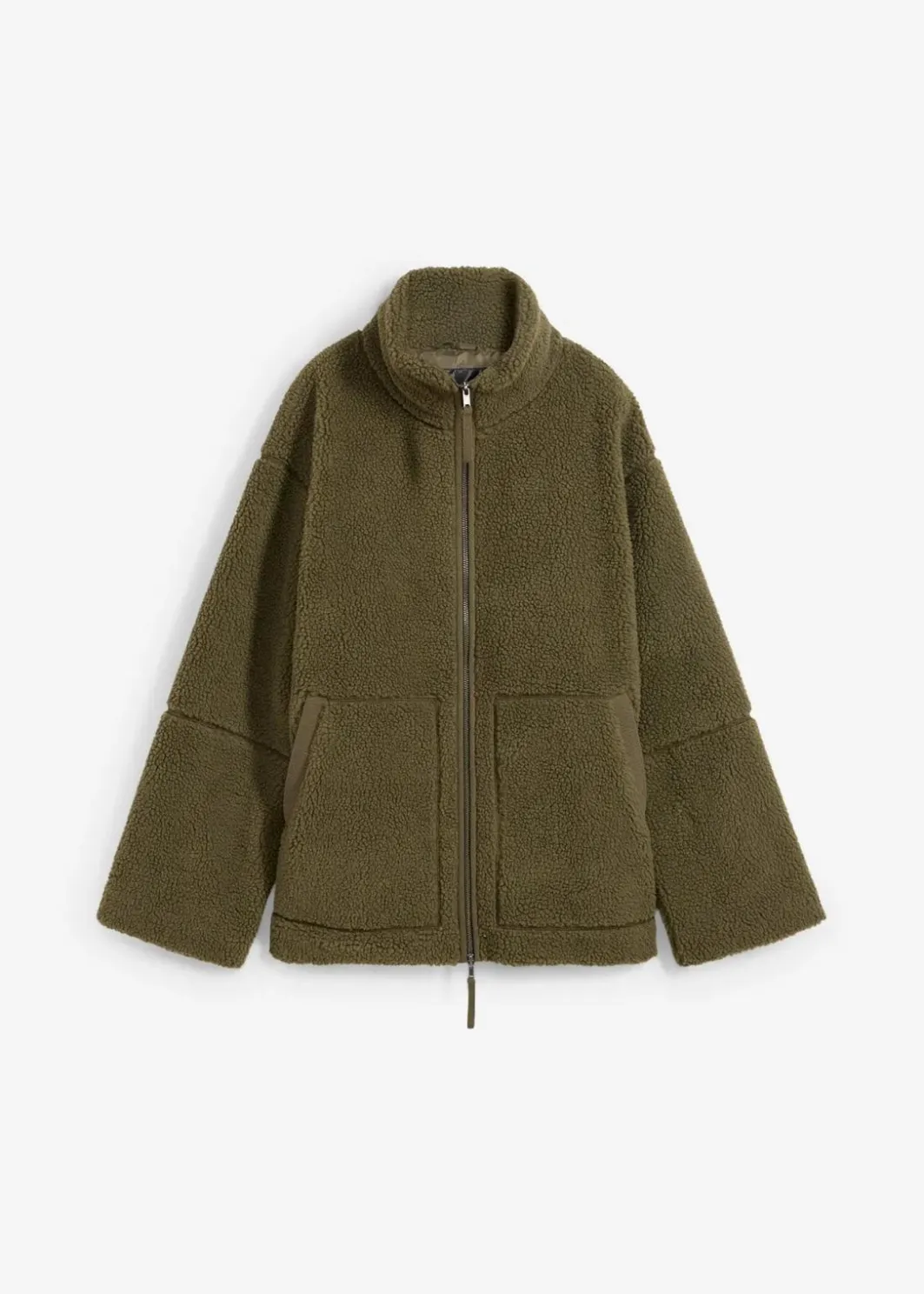 Damen bonprix Bekleidung·Hosen|Jacken & Mäntel|Gefütterte Teddy-Fleece Jacke