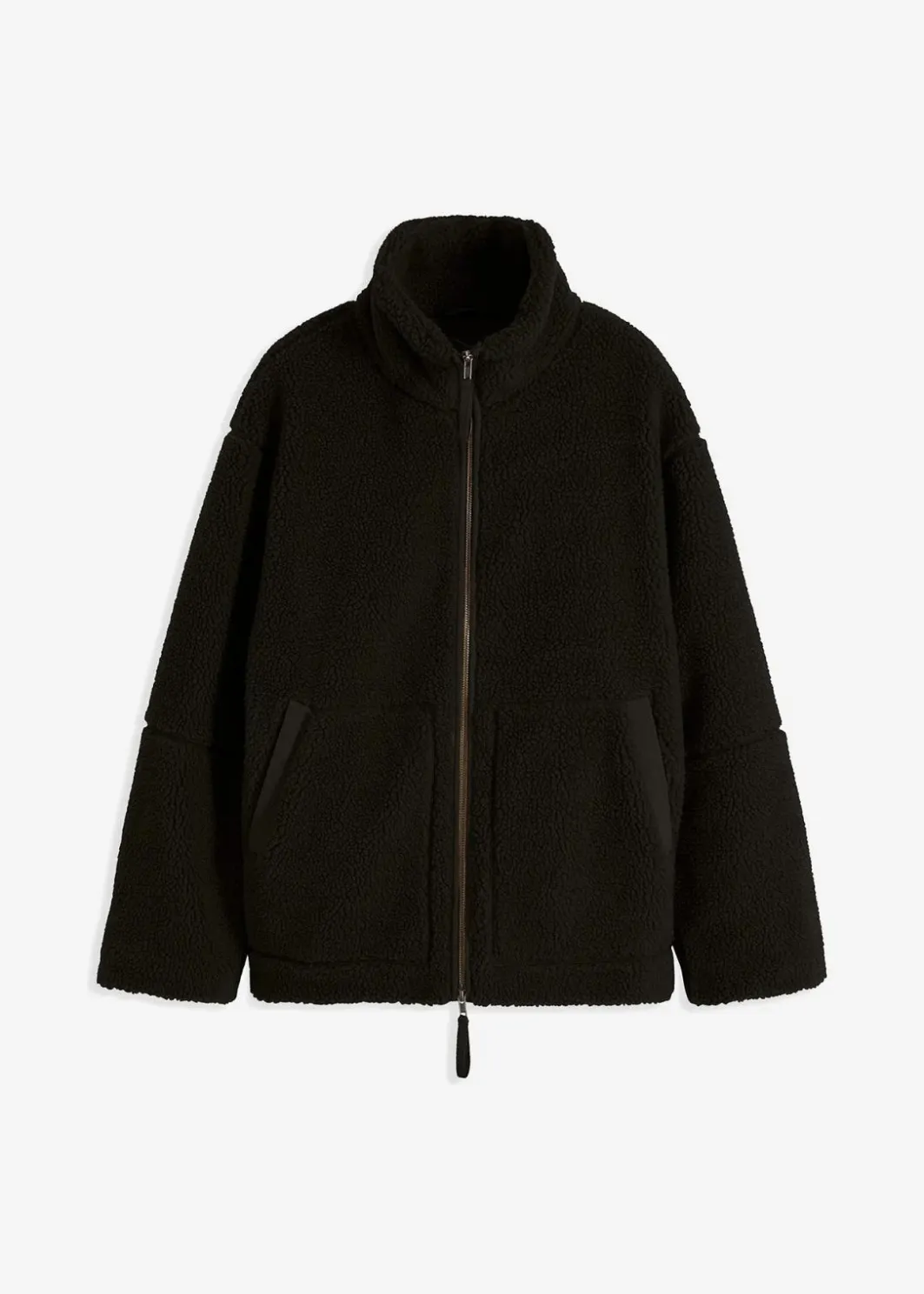 Damen bonprix Nachhaltigere Materialien|Jacken & Mäntel|Gefütterte Teddy-Fleece Jacke