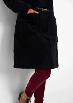 Discount Gefütterter Cord-Dufflecoat Damen Bekleidung·Hosen