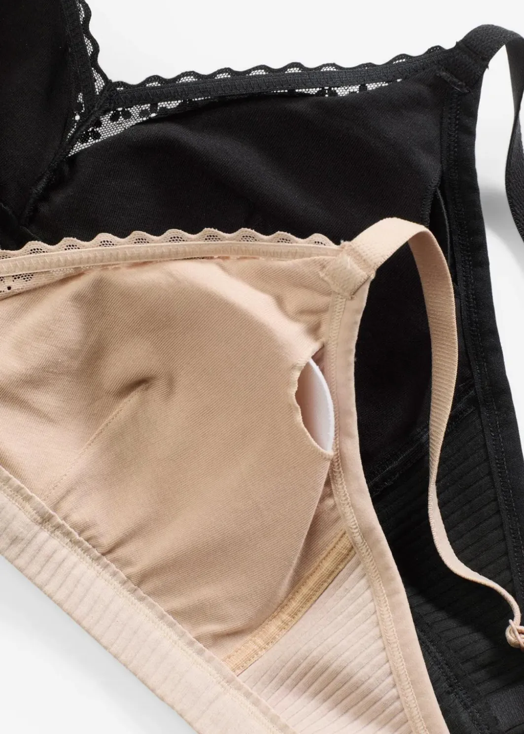 Sale Gepolstertes Bralette ohne Bügel mit Bio-Baumwolle (2er Pack) Damen Wäsche·Baumwollunterwäsche|Nachhaltigere Materialien