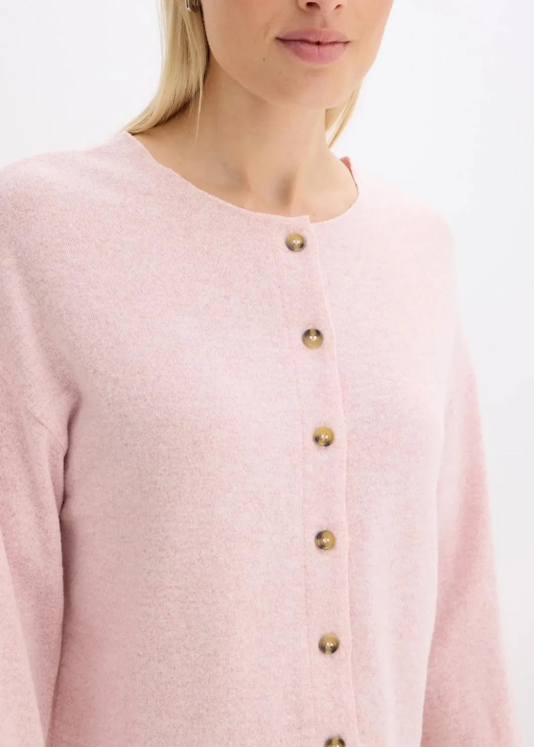 Damen bonprix Bekleidung·Umstandsmode|Strickmode|Gerippte Feinstrickjacke