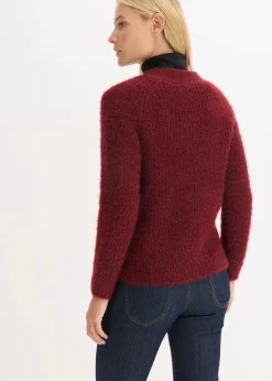 Damen bonprix Bekleidung·Umstandsmode|Pullover & Strickjacken|Gerippte Grobstrickjacke