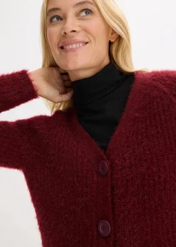 Damen bonprix Bekleidung·Umstandsmode|Pullover & Strickjacken|Gerippte Grobstrickjacke