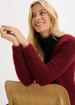Damen bonprix Bekleidung·Umstandsmode|Pullover & Strickjacken|Gerippte Grobstrickjacke