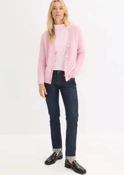 Damen bonprix Bekleidung·Umstandsmode|Pullover & Strickjacken|Gerippte Grobstrickjacke