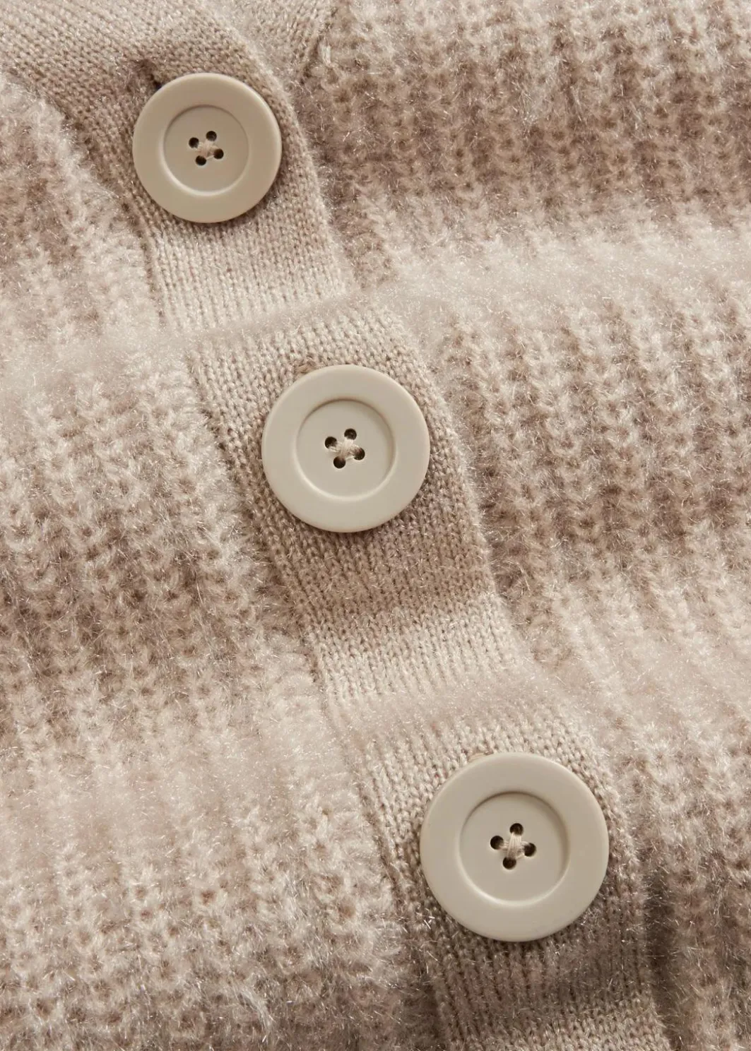 Damen bonprix Pullover & Strickjacken|Strickmode|Gerippte Grobstrickjacke
