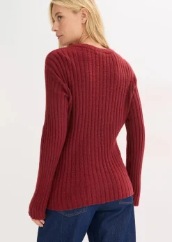 Damen bonprix Bekleidung·Umstandsmode|Bekleidung·Jeans|Gerippter Oversize-Pullover
