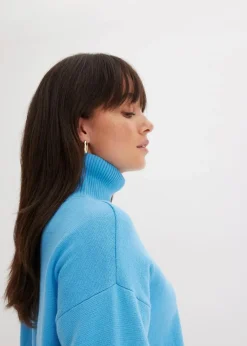 Outlet Gerippter Pullover aus reiner Baumwolle Damen Bekleidung·Umstandsmode|Bekleidung·Jeans