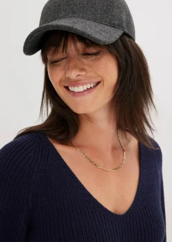 Damen bonprix Bekleidung·Umstandsmode|Strickmode|Gerippter Pullover aus reiner Baumwolle