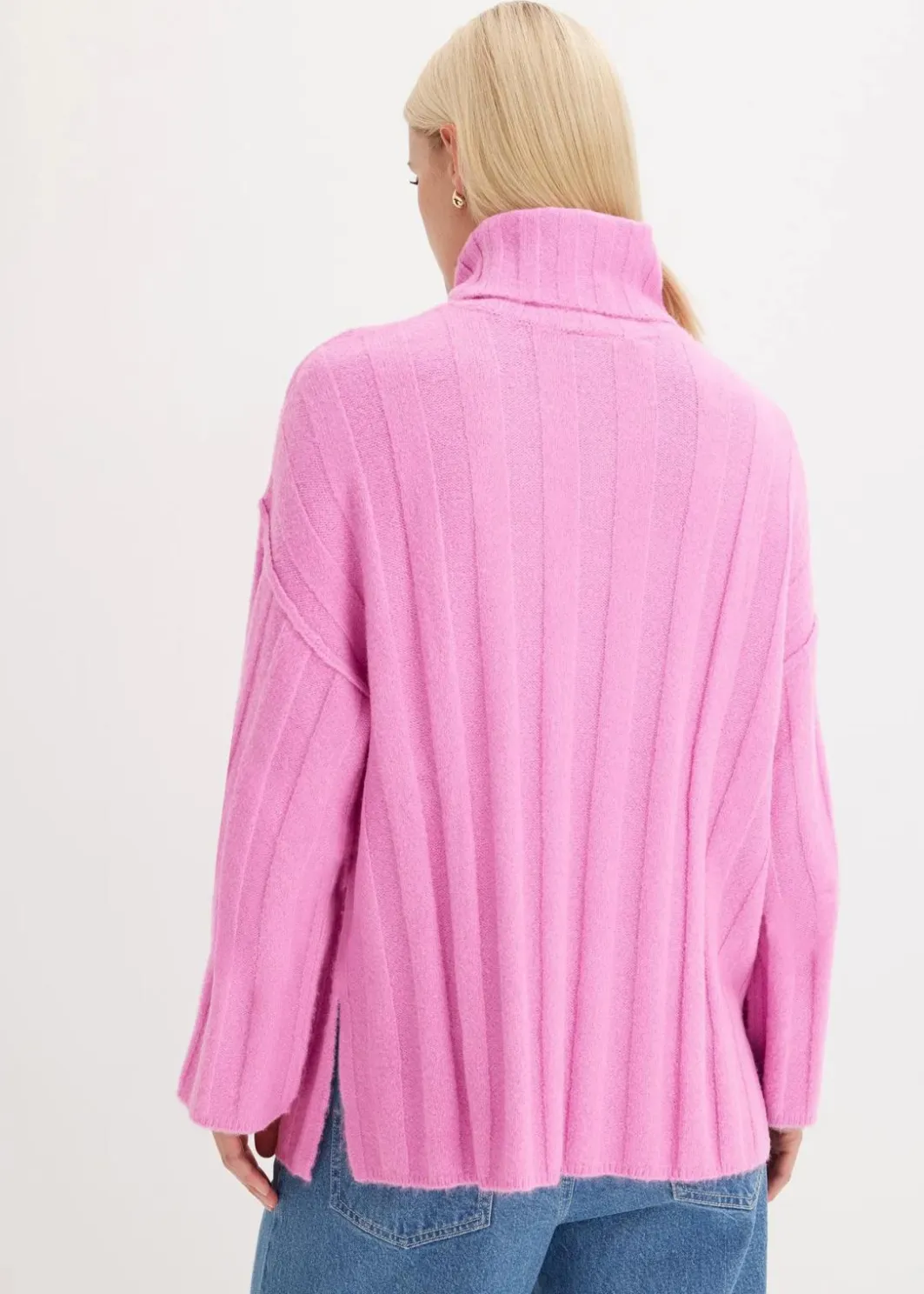Damen bonprix Bekleidung·Umstandsmode|Strickmode|Gerippter Rollkragenpullover
