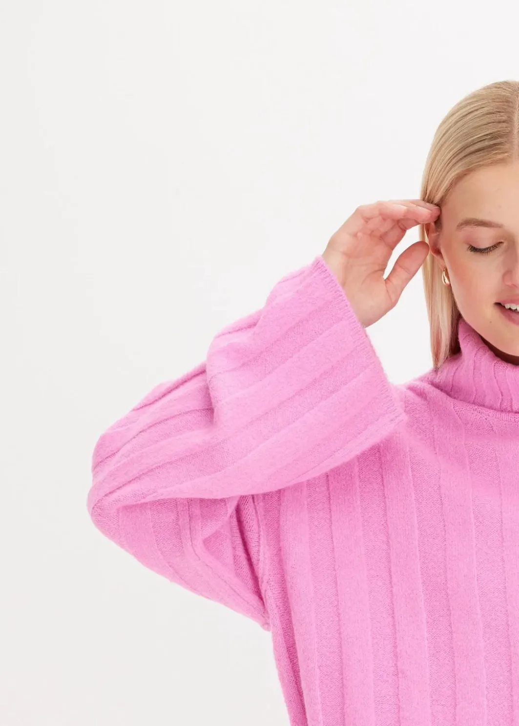 Damen bonprix Bekleidung·Umstandsmode|Strickmode|Gerippter Rollkragenpullover