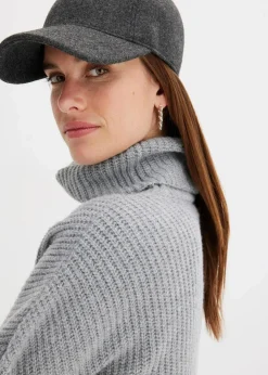 Damen bonprix Bekleidung·Umstandsmode|Bekleidung·Jeans|Gerippter Rollkragenpullover