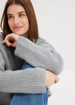 Damen bonprix Bekleidung·Umstandsmode|Bekleidung·Jeans|Gerippter Rollkragenpullover