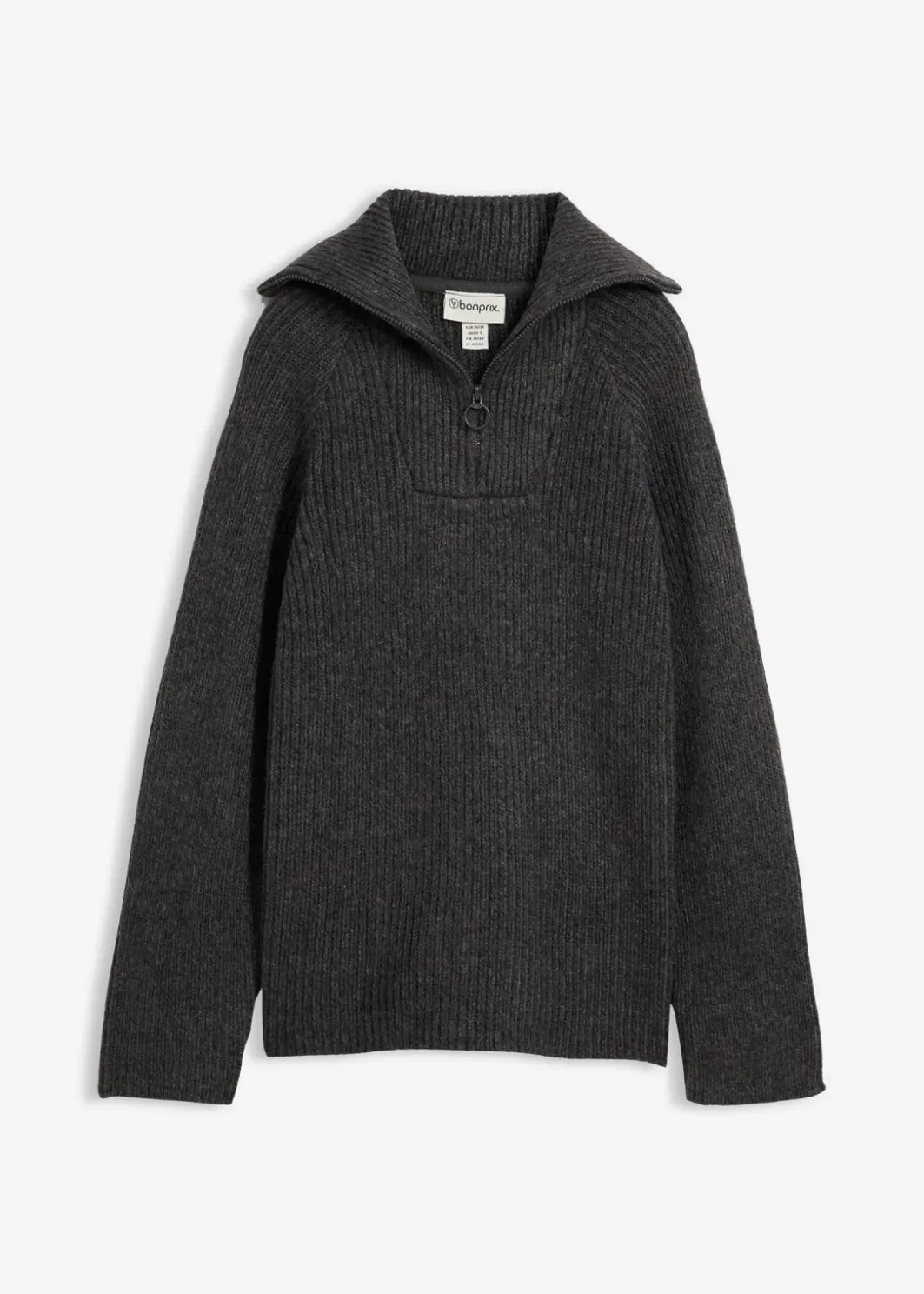 Best Gerippter Troyer Damen Bekleidung·Jeans|Pullover & Strickjacken