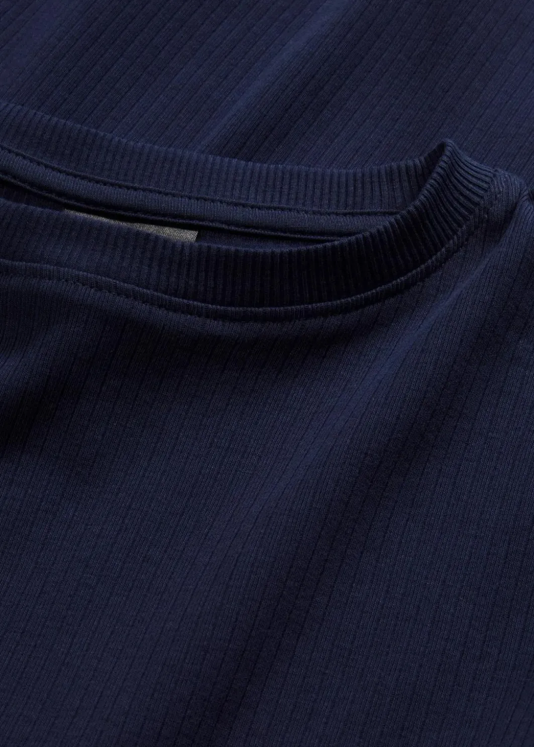 Damen bonprix Shirts & Tops|Basics|Geripptes Langarmshirt aus reiner Baumwolle