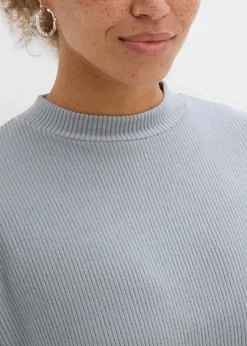 Hot Geripptes Minikleid Damen Bekleidung·Pullover & Strickjacken|Kleider