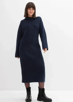 New Geripptes Strickkleid Damen Bekleidung·Umstandsmode|Bekleidung·Pullover & Strickjacken