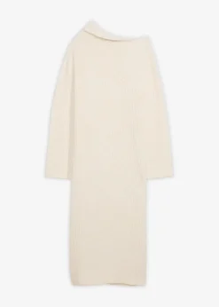 Sale Geripptes Strickkleid Damen Bekleidung·Umstandsmode|Bekleidung·Pullover & Strickjacken