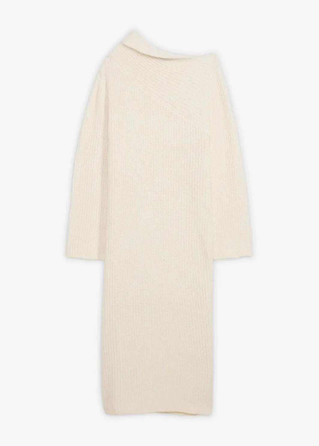 Sale Geripptes Strickkleid Damen Bekleidung·Umstandsmode|Bekleidung·Pullover & Strickjacken