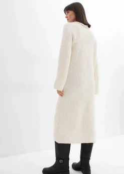 Sale Geripptes Strickkleid Damen Bekleidung·Umstandsmode|Bekleidung·Pullover & Strickjacken