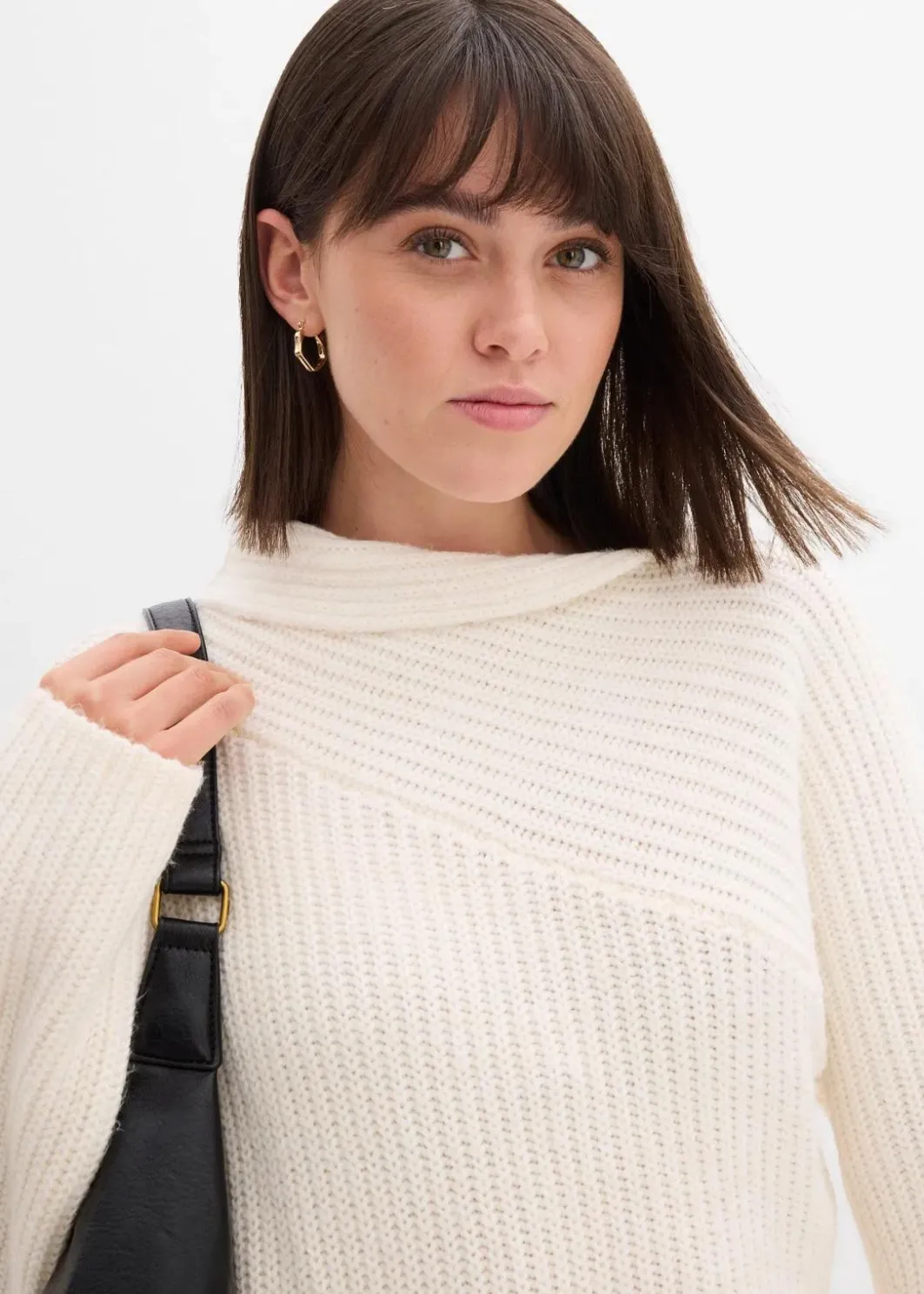 Sale Geripptes Strickkleid Damen Bekleidung·Umstandsmode|Bekleidung·Pullover & Strickjacken