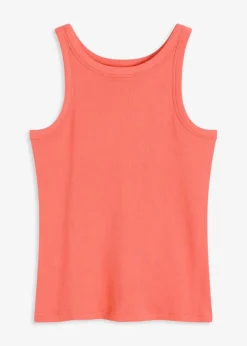 Damen bonprix Nachhaltigere Materialien|Shirts & Tops|Geripptes Tanktop