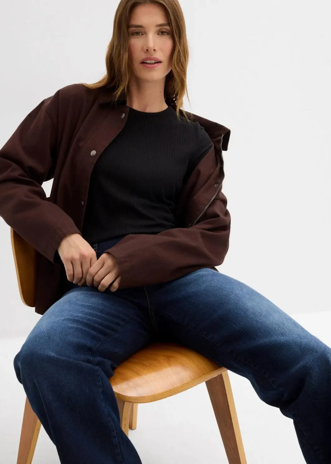 Online Geripptes Thermoshirt Damen Shirts & Tops|Sportbekleidung