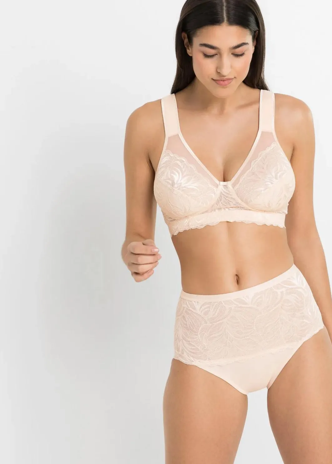 Damen bonprix Shapewear|Höschen|Geschmückter Shape Slip mit leichter Formkraft