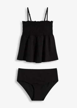 Hot Gesmokter Tankini (2-tlg.Set) Damen Tankinis|Bademode·Tankinis